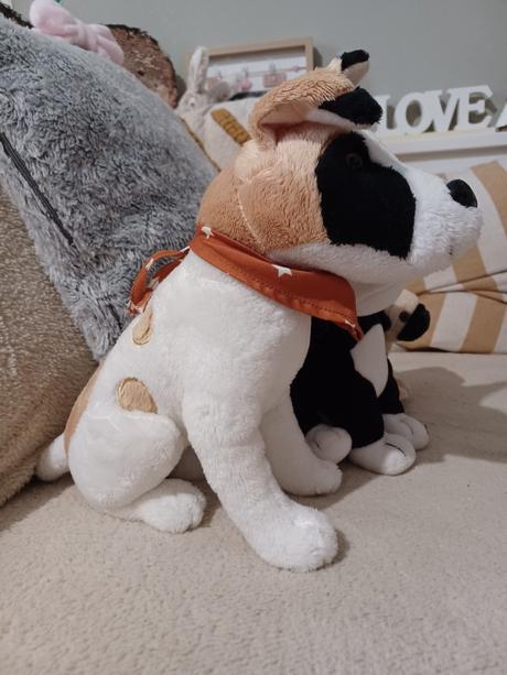 3krát plyšový pes gump, mops, 