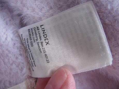 Luxusní,velmi jemný lila svetr lindex, lindex,152