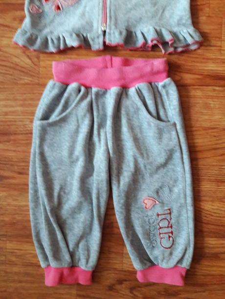 Sametová tepláková souprava vel.80, 80