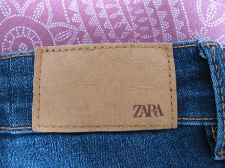 Dámské, dívčí strečové džíny slim fit, zara,36