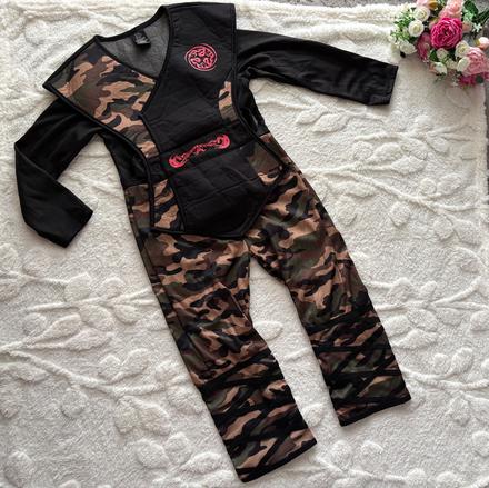 An17/ kostým ninja bojovník - v.3/4 roky, 