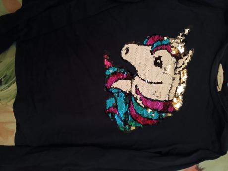 Trika dlouhý rukáv mix, h&m,134