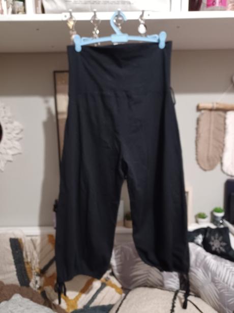 3/4 těhotenské kalhoty, h&m,s
