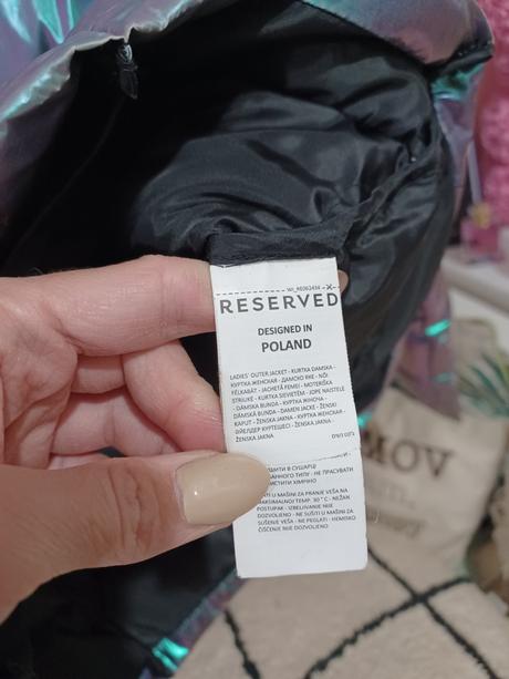 Holografická bunda reserved s/m, 158/164, reserved,m