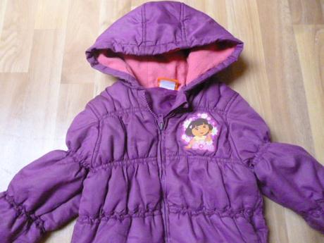 Prošívaná bunda dora 3-4, nickelodeon,104