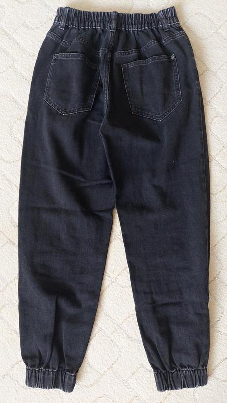 Černé rifle joggers, sinsay, vel. 36/s, sinsay,s