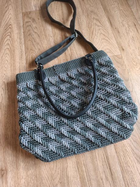 Háčkovaná kabelka handmade, 