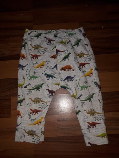 Šedé tepláky s dinosaury next  vel. 74, next,74