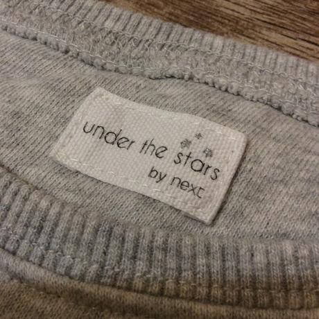 Mikina se stříbrným nápisem next, next,134