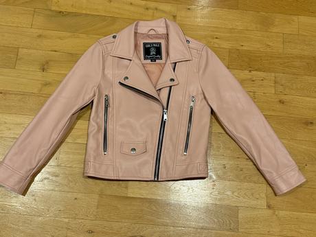 Dětská koženková bunda (křivák), c&a,140