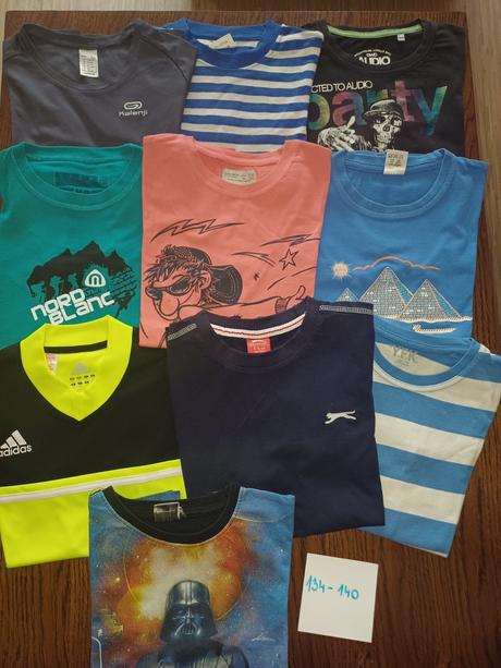 Set triček 134/140, 134