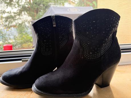 Marco tozzi polokozacky cerne vyteplene 37, marco tozzi,37