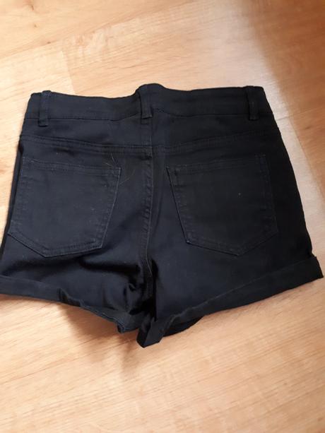 Bezva černé kraťasy, šortky, h&m,140