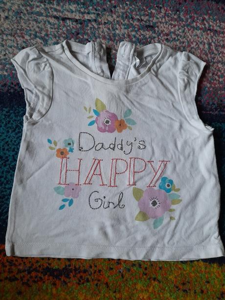 Malá trika, 13x tričko zdarma daruji na holčičku, 74