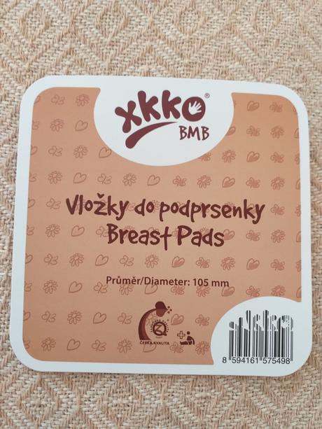 Vložky do podprsenky na kojení 4 ks xkko bmb, 