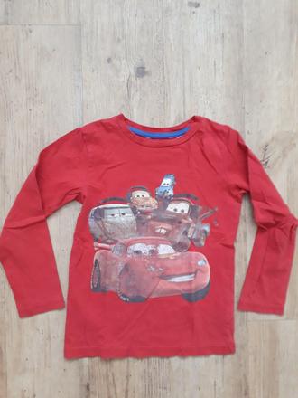 Tričko s dlouhým rukávem 116  card blesk mcqueen, 116