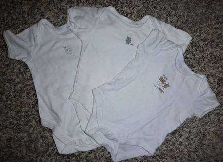 Sada 3 body unisex na 3-6měsíců - cena za všechny, 62