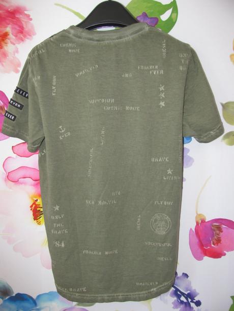 Dětské olivově zelené tričko / unisex, diesel,158