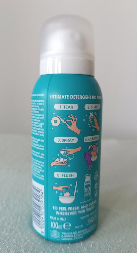 Intimní mycí pěna bez oplachu - chilly - 100ml, 