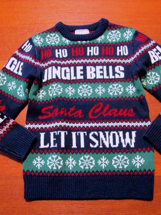 Krásný vánoční svetr vel 116-122, 122