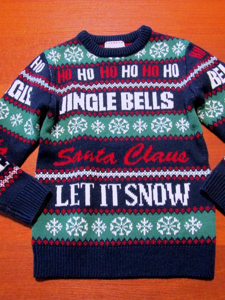 Krásný vánoční svetr vel 116-122, 122