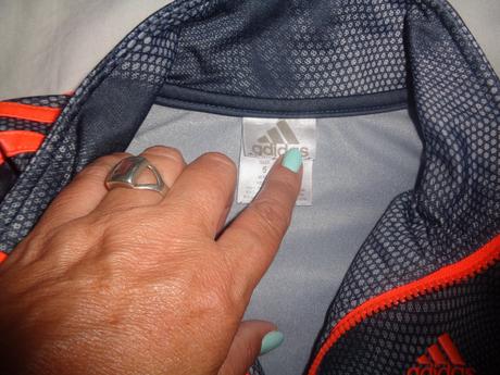 Luxusní šedostříbrná sportovní bunda adidas, adidas,110