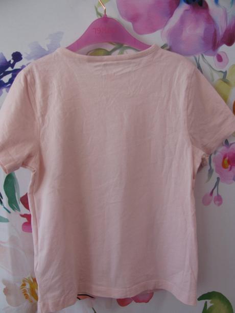 Růžové bavlněné tričko daisy kačerka a minnie, disney,116