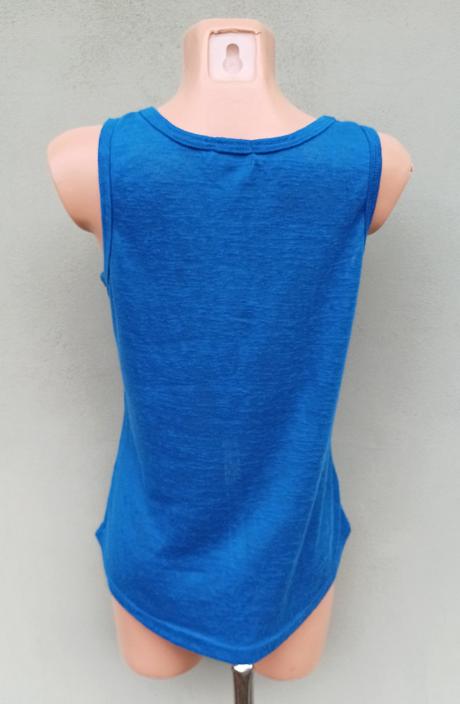 Svetříkový top tílko s lebkou lily - vel.m, m