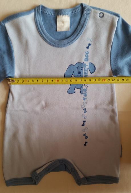 Letní bavlněný overal s krátkým rukávem, vel.74, 74