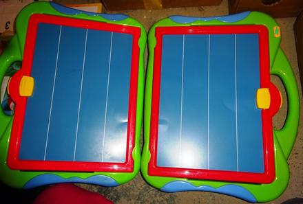 Magnetická tabulka v kufříku magnet. písmena,čísla,