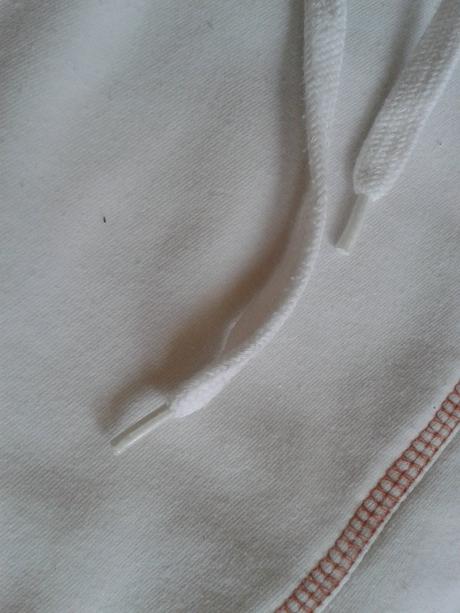 Bílá dámská mikina hannah s červenými prvky, hannah,36