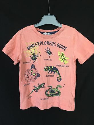 Lososové triko se zvířátky, 98