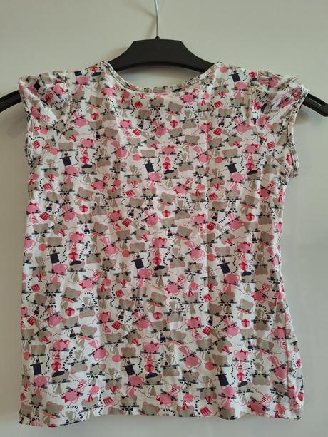 Tričko kočička h&m vel. 122 / 128, h&m,122
