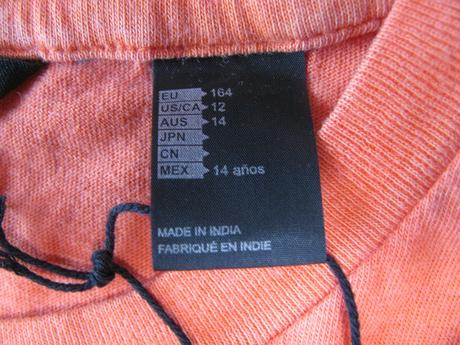 Bavlněné oranžové tričko o'neill, o’neill,164