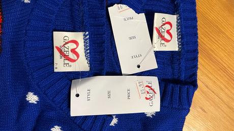 Svetr se sněhulákem pro dvojčata, 128