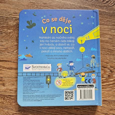 Leporelová kniha co se děje v noci - svojtka,