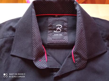 Černá košile slim, m