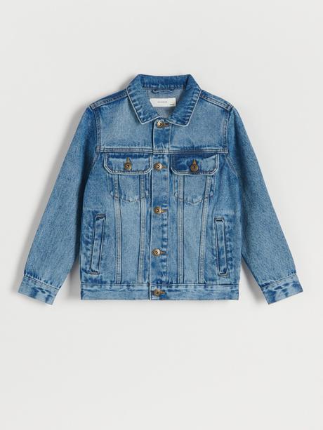 Džínová bunda světlá riflová džíska vel. 158, reserved,158