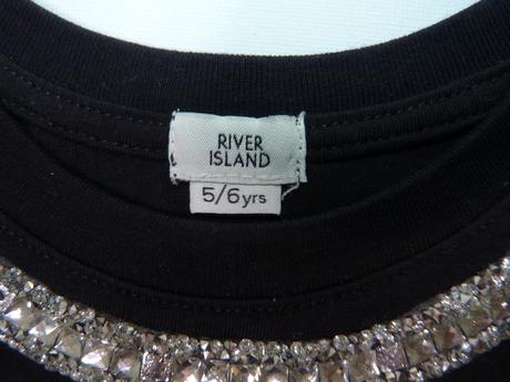 Krásné bavlněné tričko s nápisem vel. 116, river island,116