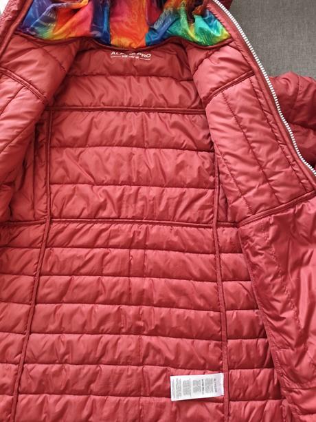 Prošívaný kabát alpine pro,vel.140/146, alpine pro,146