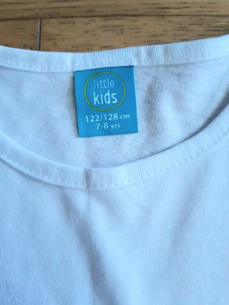 Bílé tílko 122/128, pepco,128