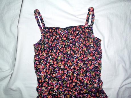 Nádherný květovaný žabičkový overal, george,110