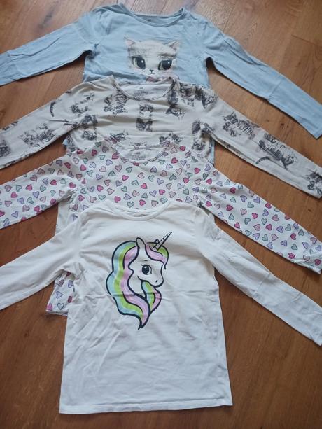 4x triko h&m č.134/140, h&m,134