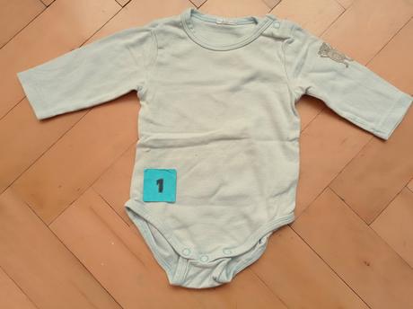 Body dlouhý rukáv h&m 62-68, h&m,62