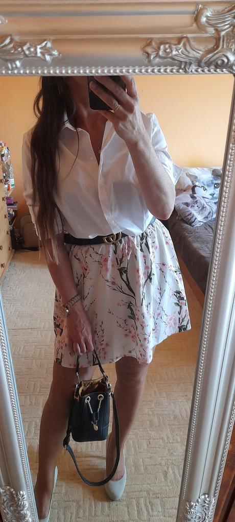 Mshll girl květinová áčková sukně, m