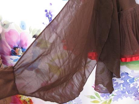 Taneční,baletní dres s tylovou sukní v.116/122, 122