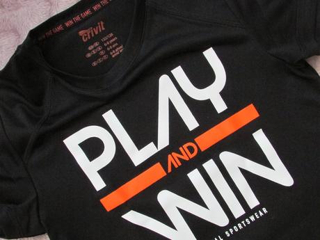 2 x tričko černé, crivit,122