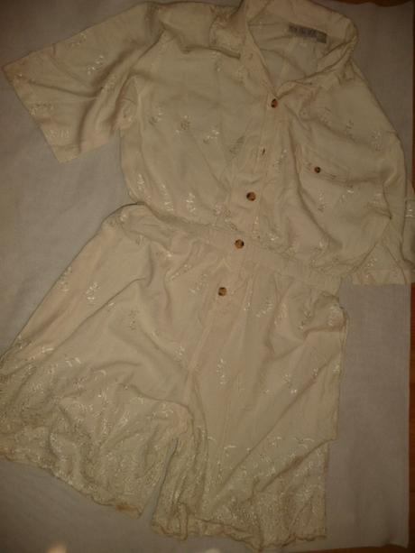 Overal luxusní výšivka krajka letní vel 44/46, 44