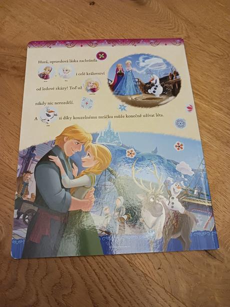 Frozen kniha.,