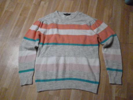 Pruhatý svetr pro maminy vel. l-xl, dorothy perkins,l